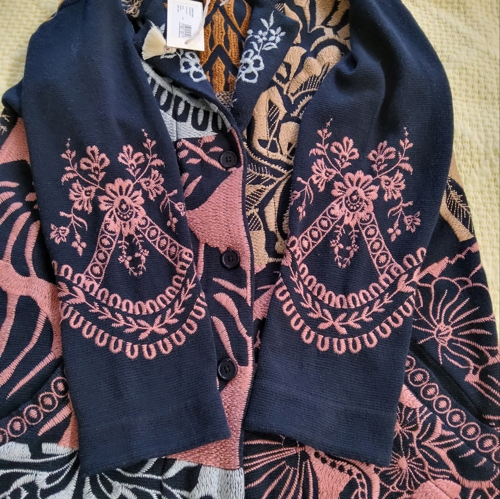 Johnny Was Embroidered Harlow Jacket Size M - Picture 9 of 15